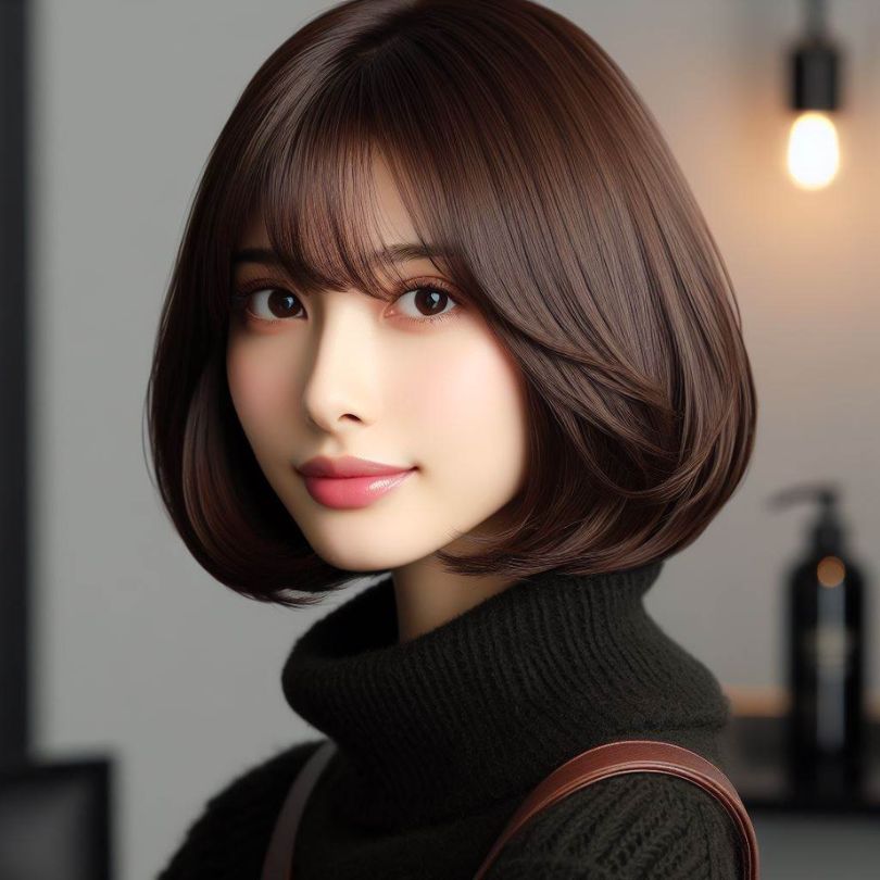 ทรง Blunt Bob: เรียบหรู ดูแพง