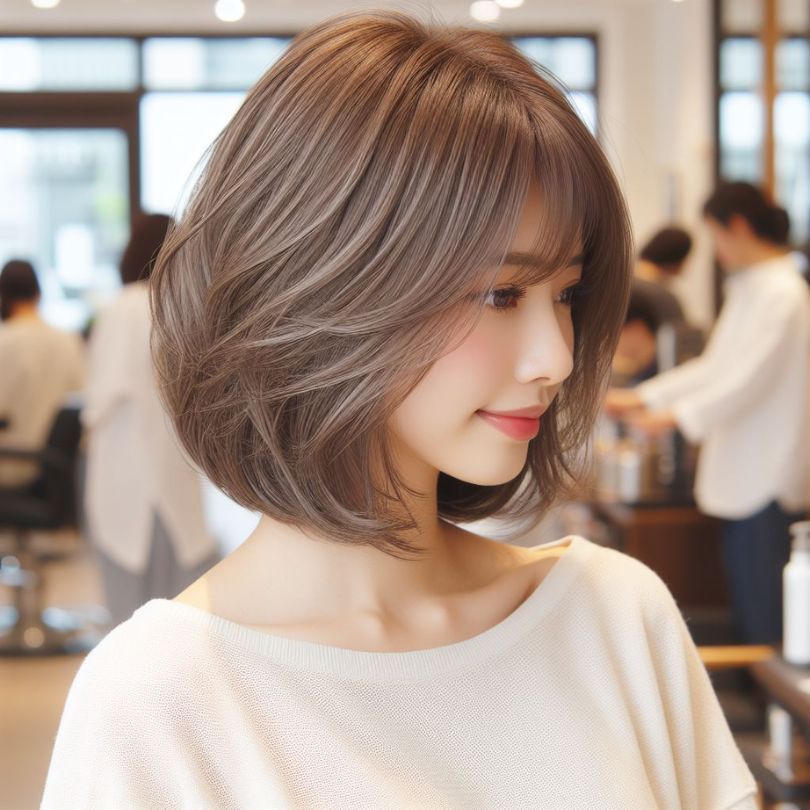 ทรง Soft Curved Bob: สดใส อ่อนโยน ละมุนละไม