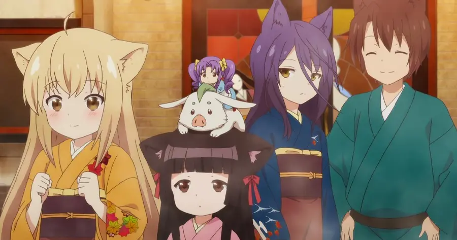 อนิเมะยูริ (Yuri) เรื่อง Konohana Kitan (โรงเตี๊ยมของคุณจิ้งจอก)