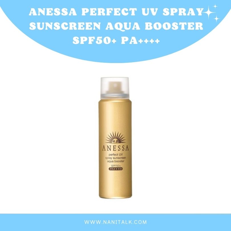 ครีมกันแดดทาหน้า ANESSA Perfect UV Spray Sunscreen Aqua Booster SPF50 PA