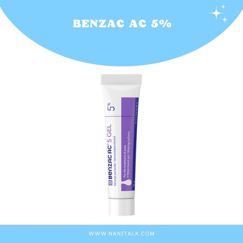 ครีมลดรอยสิวและรักษาสิว Benzac AC 5