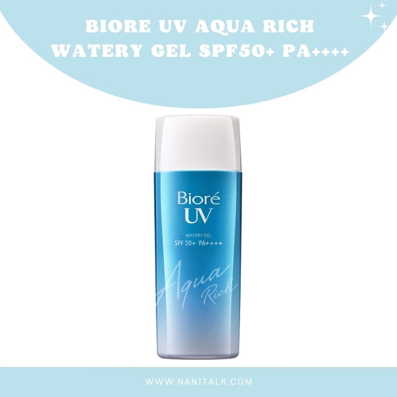 ครีมกันแดดทาตัว Biore UV Aqua Rich Watery Gel SPF50 PA