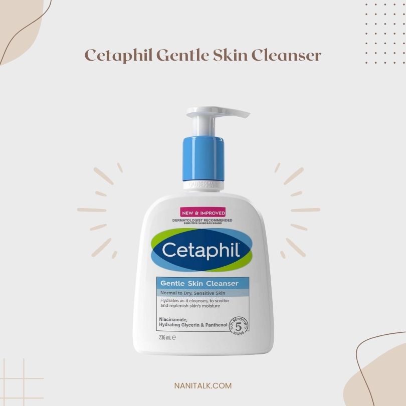 โฟมล้างหน้าลดสิวสำหรับผิวผสม Cetaphil Gentle Skin Cleanser