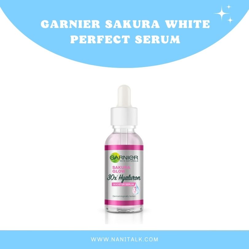 ครีมลดรอยสิวและรักษาสิว Garnier Sakura White Perfect Serum