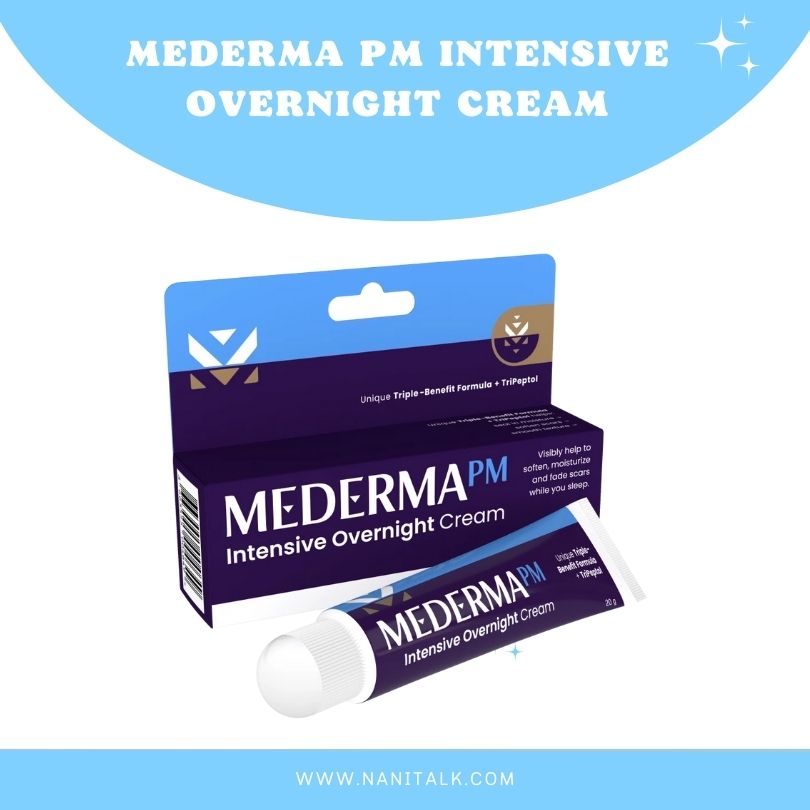 ยาทา & ครีมลดรอยแผลเป็น Mederma PM Intensive Overnight Cream