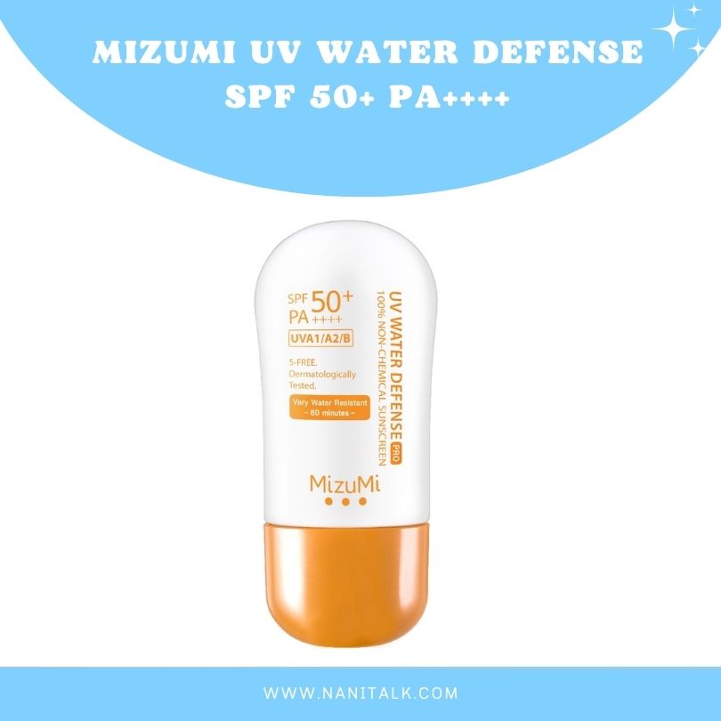 ครีมกันแดดทาหน้า MizuMi UV Water Defense SPF 50 PA