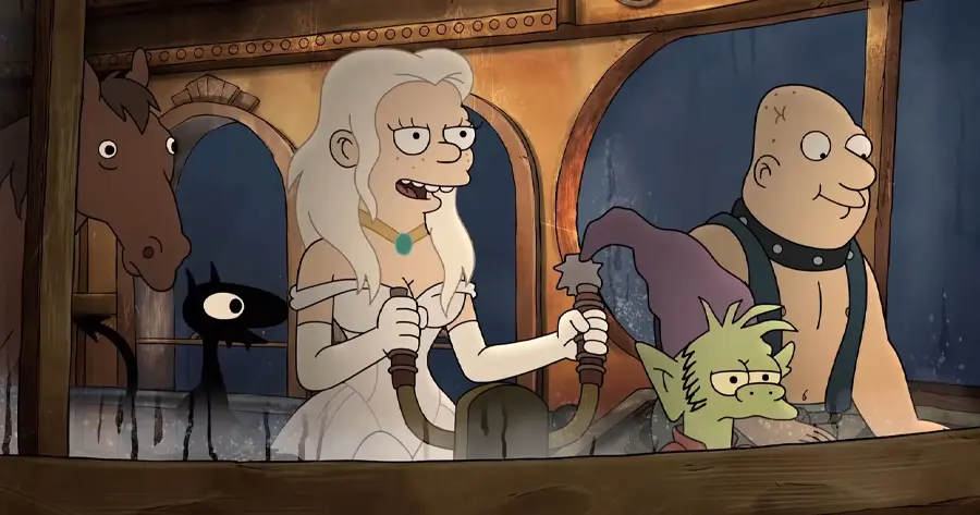 ซีรีส์การ์ตูนสำหรับผู้ใหญ่ บน Netflix เรื่อง Disenchantment (ดิสเอนแชนท์เมนต์ เอลฟ์แสบกับเจ้าหญิงสำมะเล)