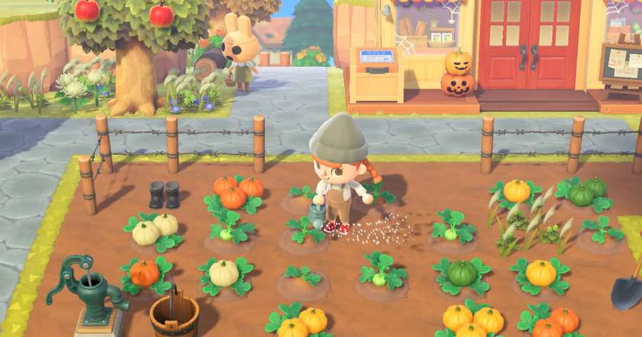 เกมปลูกผักทําฟาร์ม Animal Crossing: New Horizons