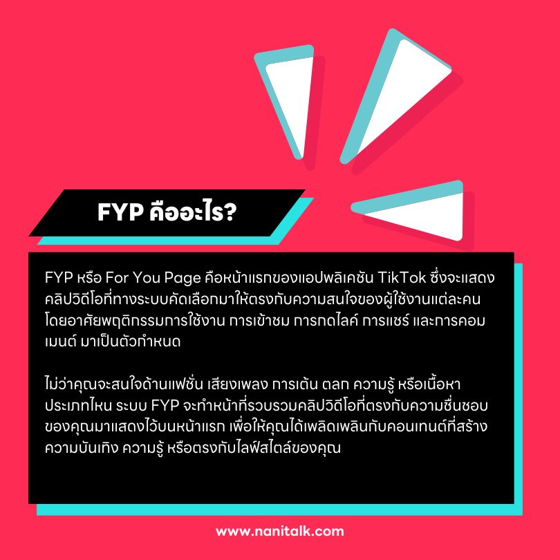 #FYP หรือ For You Page คืออะไร?