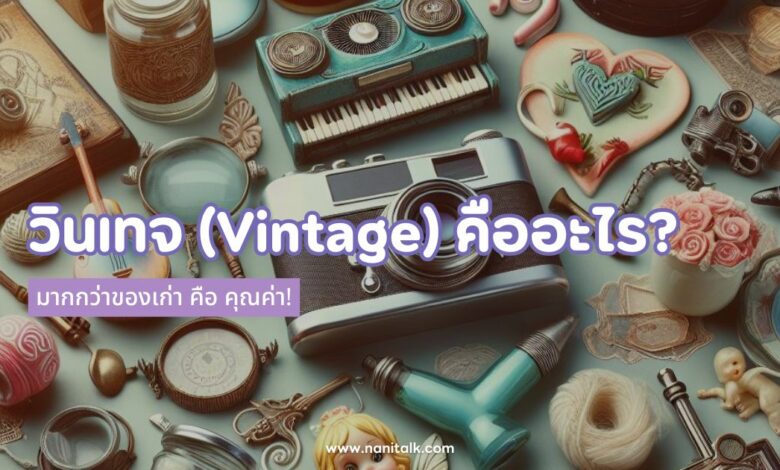 วินเทจ (Vintage) คืออะไร? มากกว่าของเก่า คือ คุณค่า!