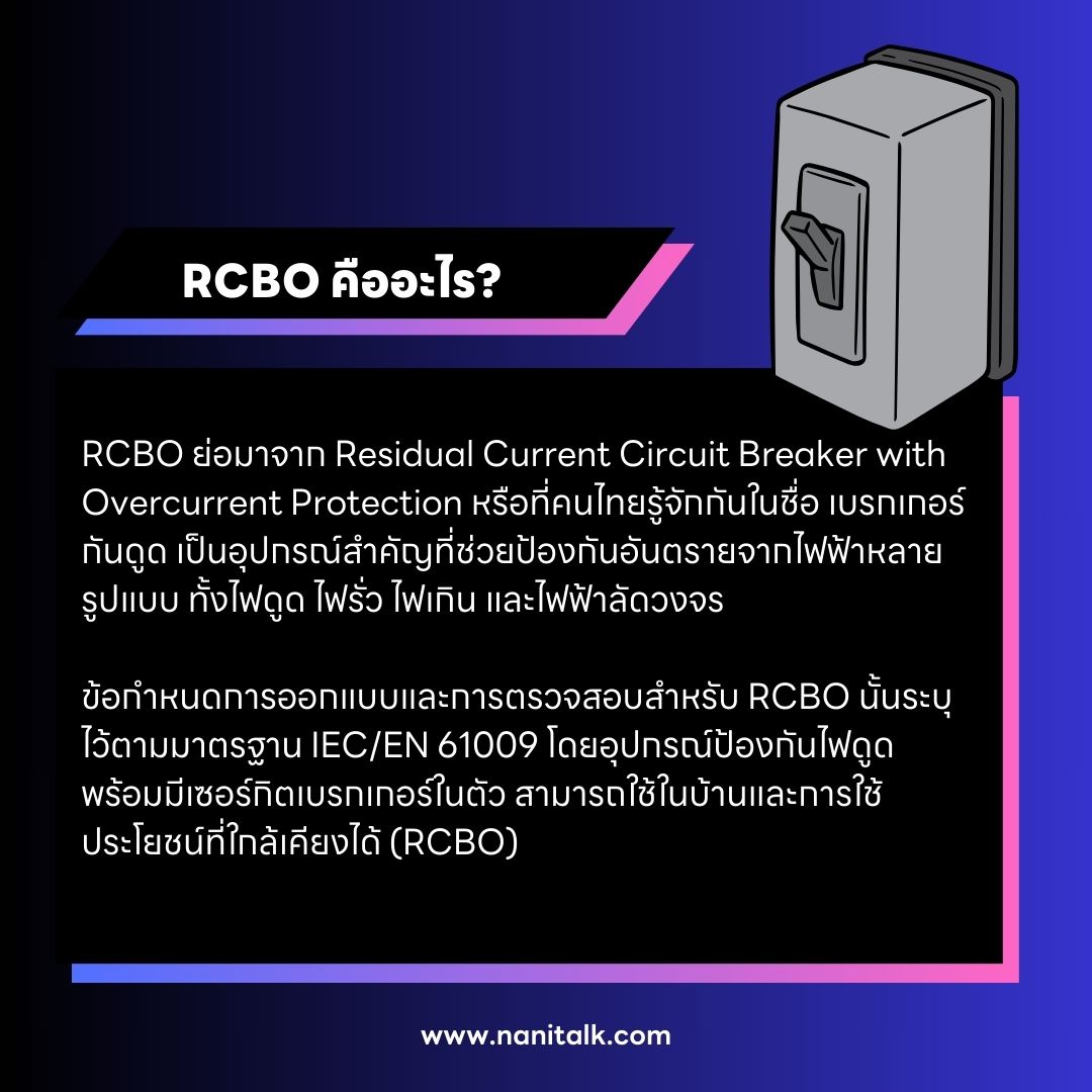 RCBO คืออะไร?