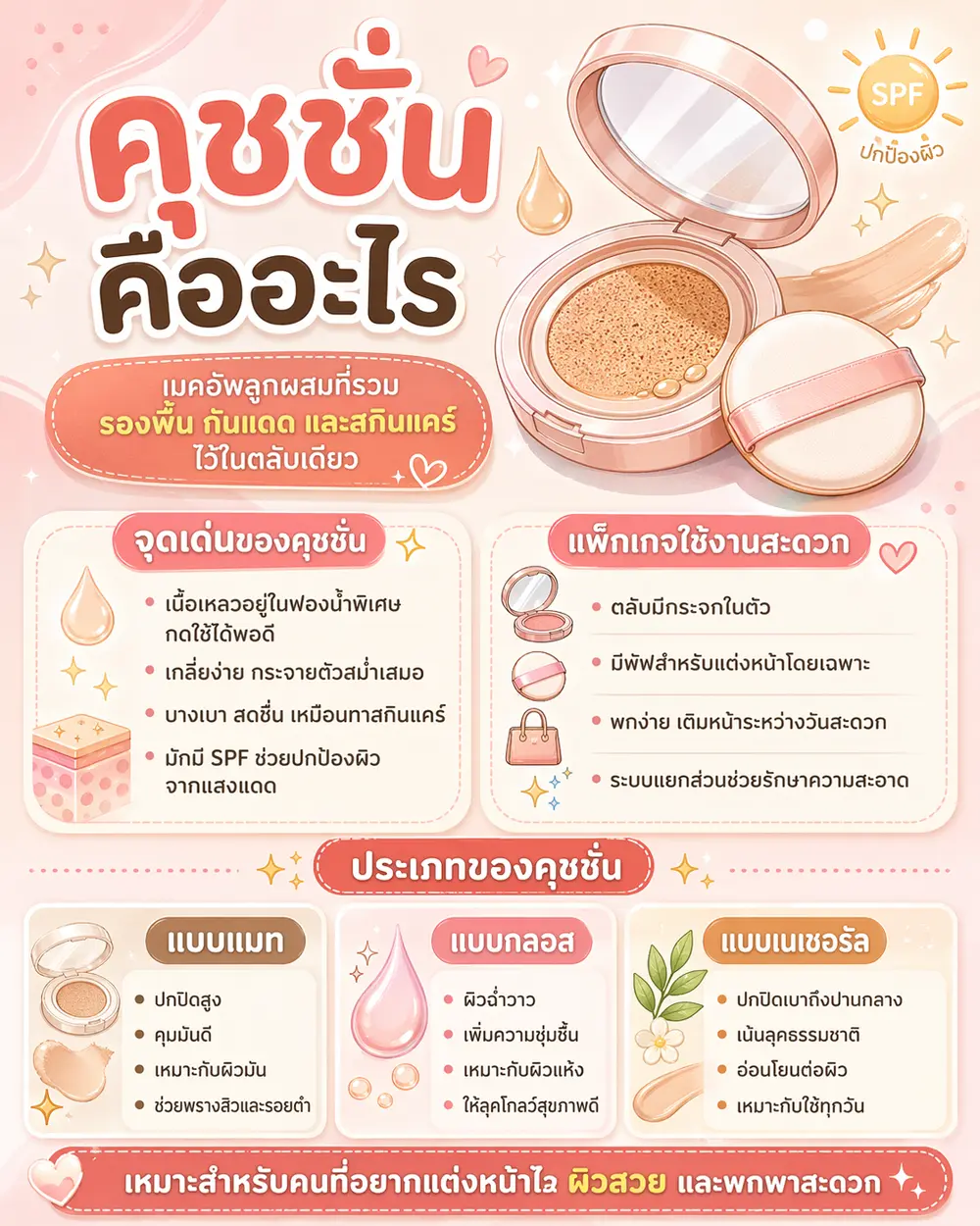 คุชชั่น (Cushion) คืออะไร?