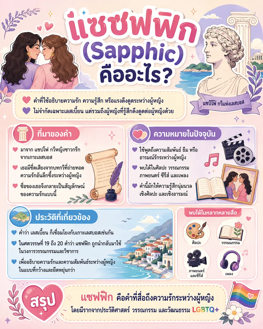 แซฟฟิก (Sapphic) หมายถึงอะไร?