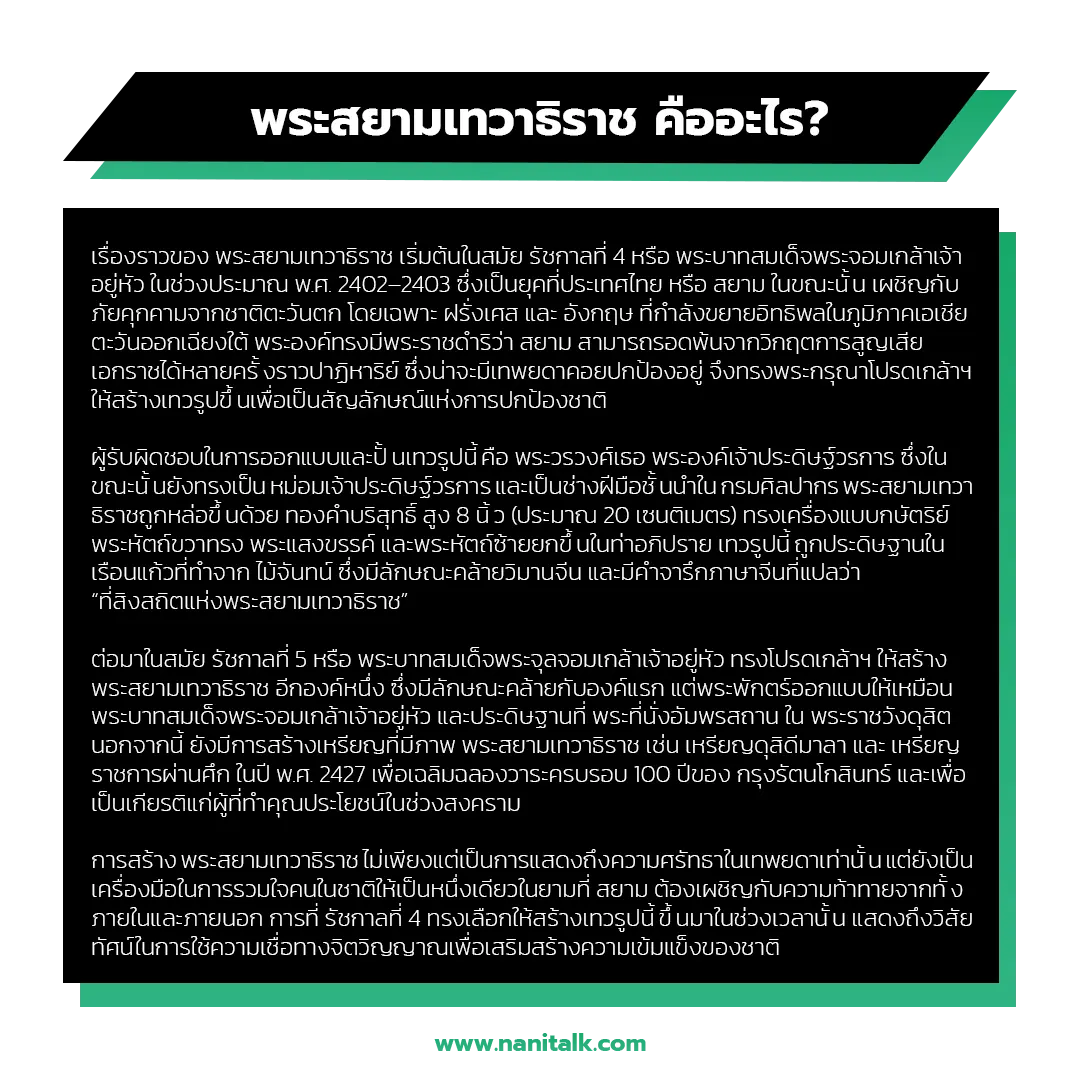 พระสยามเทวาธิราช คืออะไร?