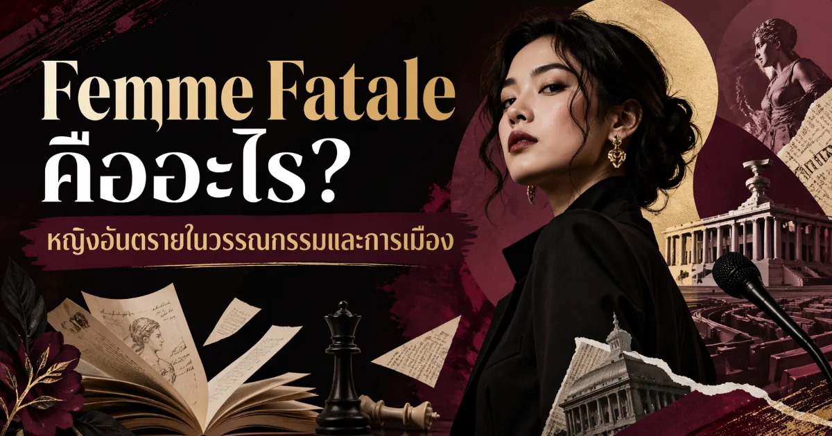 Femme Fatale คืออะไร? หญิงอันตรายในวรรณกรรมและการเมือง