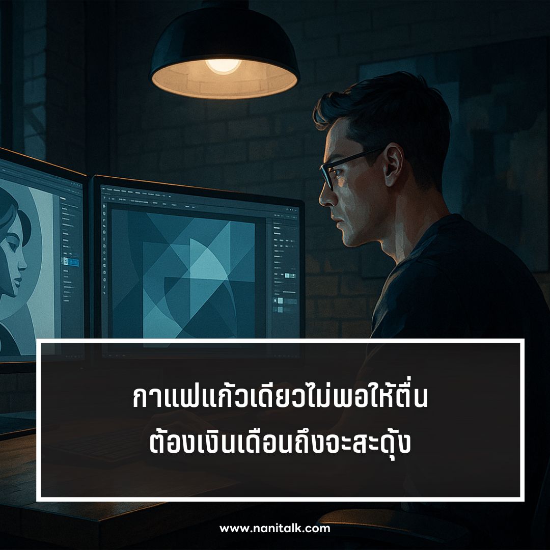 ตัวอย่างแคปชั่นทำงานเฉียบ ๆ