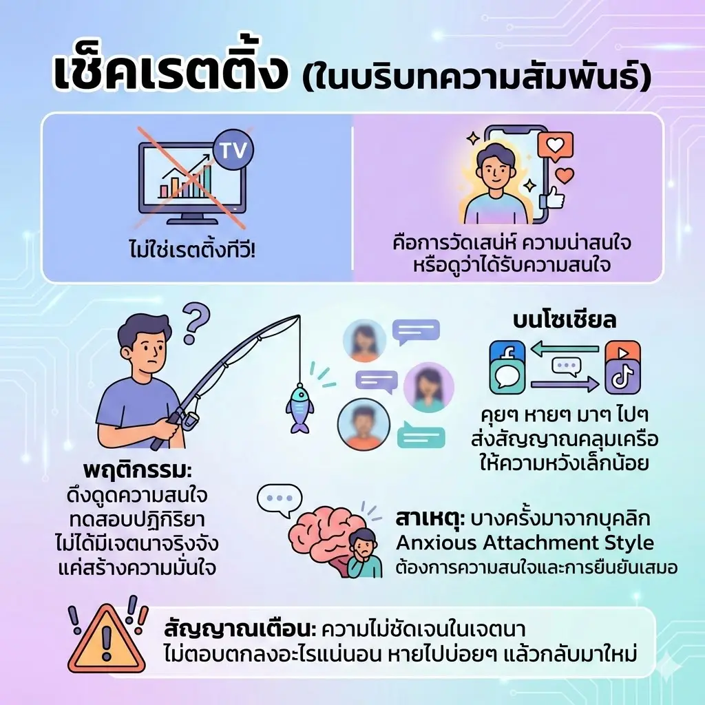 เช็คเรตติ้ง ในโลกความสัมพันธ์ หมายความว่าอย่างไร