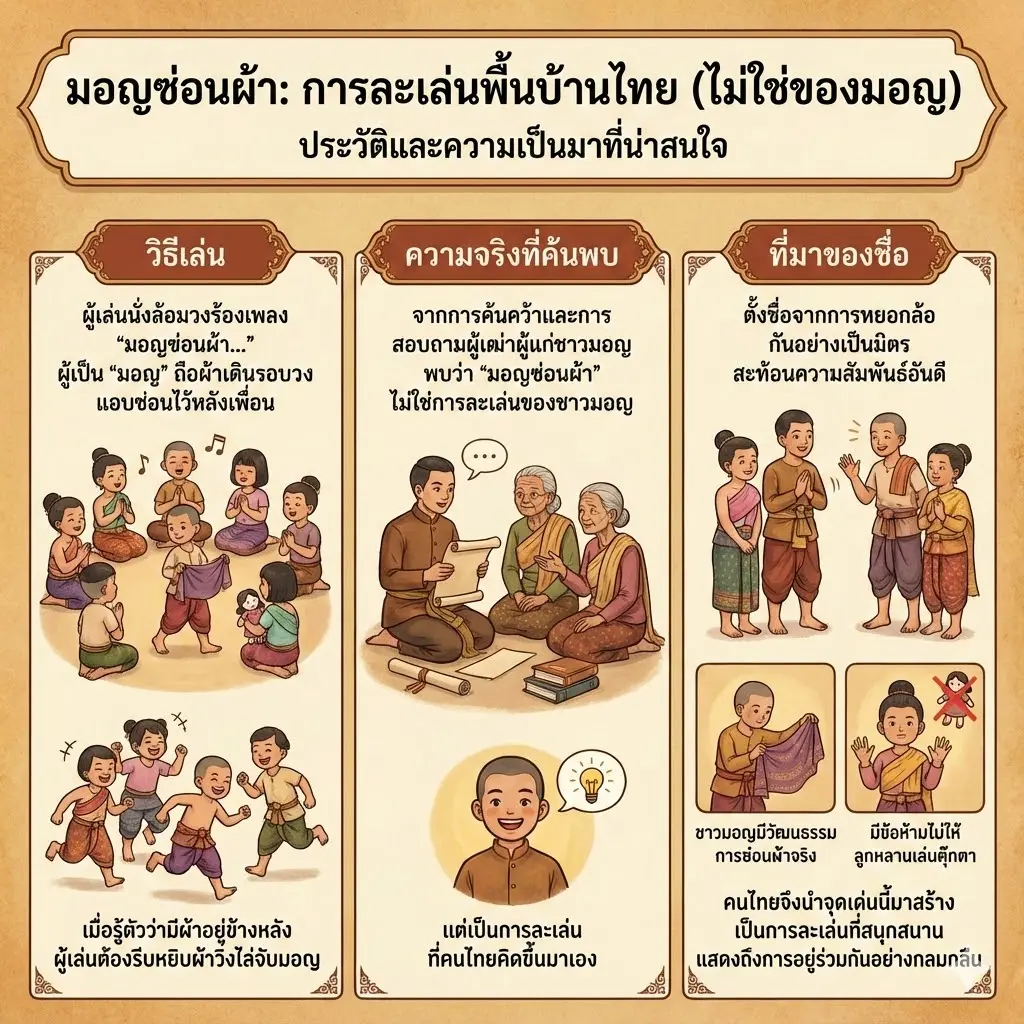 มอญซ่อนผ้า คืออะไร?