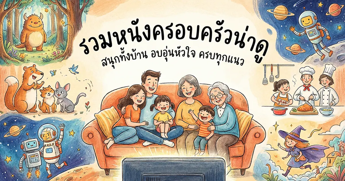 30 หนังครอบครัวน่าดู สนุกทั้งบ้าน อบอุ่นหัวใจ ครบทุกแนว