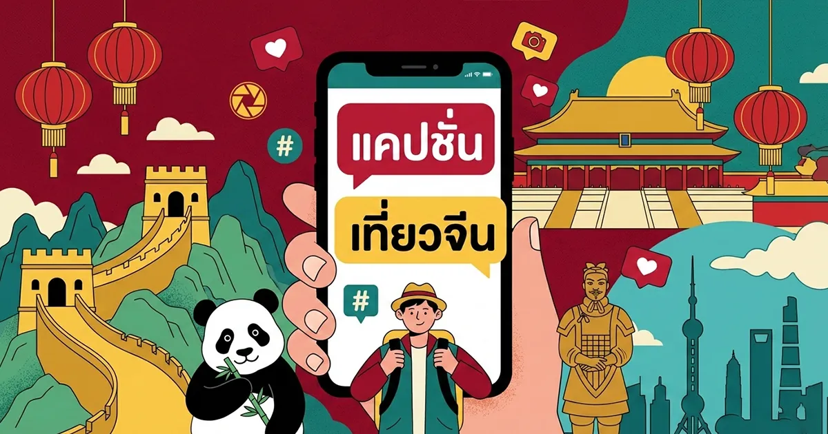 200 แคปชั่นเที่ยวจีน คำคมเด็ด โดนใจสายเที่ยวแดนมังกร %thyear% / %currentyear%