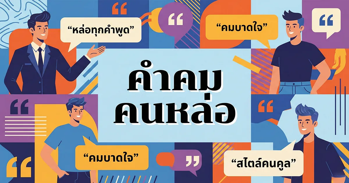 100 คำคมคนหล่อ %thyear% / %currentyear% แคปชั่นเท่ๆ โพสต์ปังเรียกไลก์กระหน่ำ