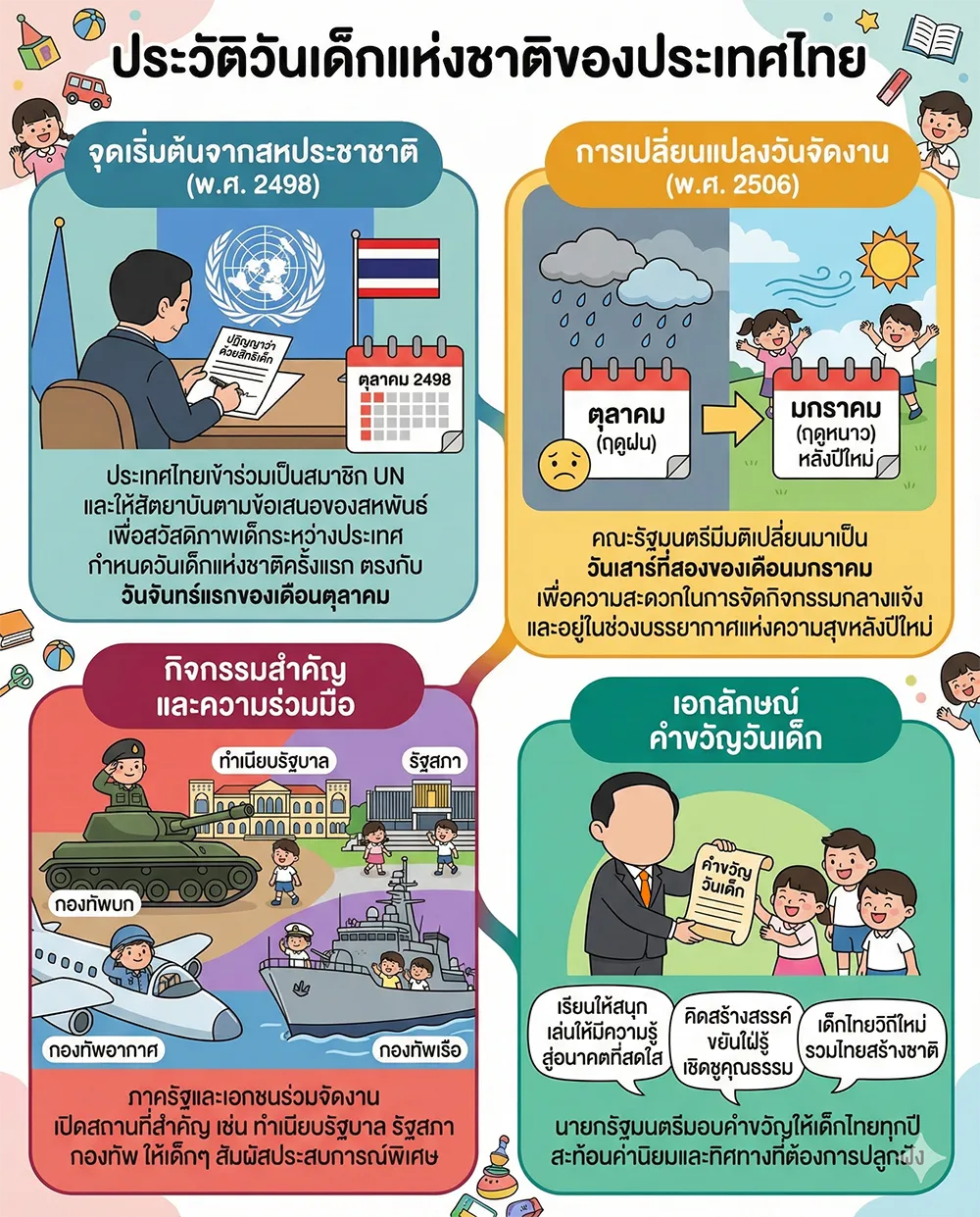 ประวัติวันเด็กแห่งชาติของประเทศไทย