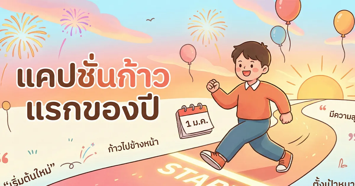 100 คำคมแคปชั่นก้าวแรกของปี %currentyear% สร้างแรงบันดาลใจ