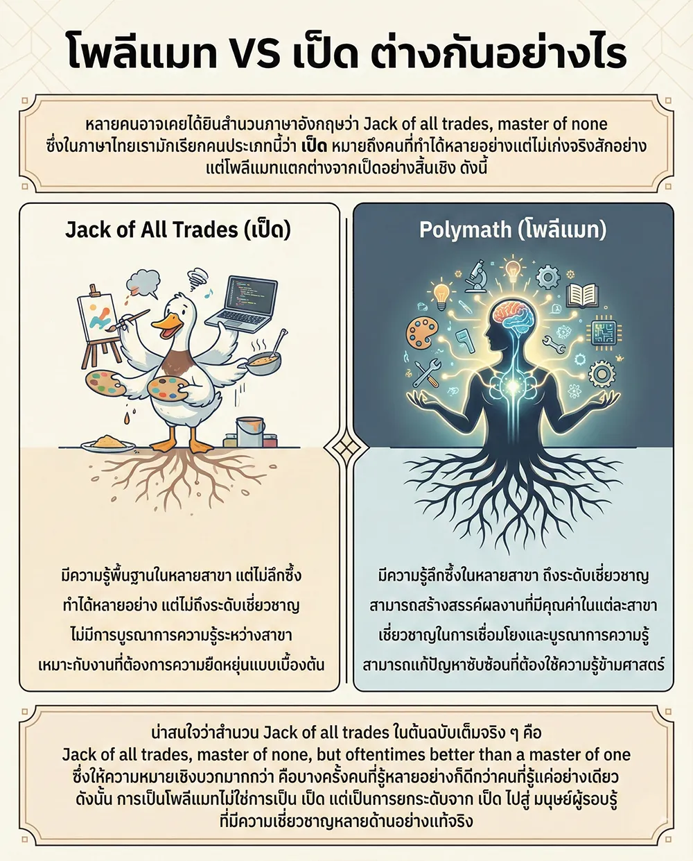 โพลีแมท VS เป็ด ต่างกันอย่างไร?
