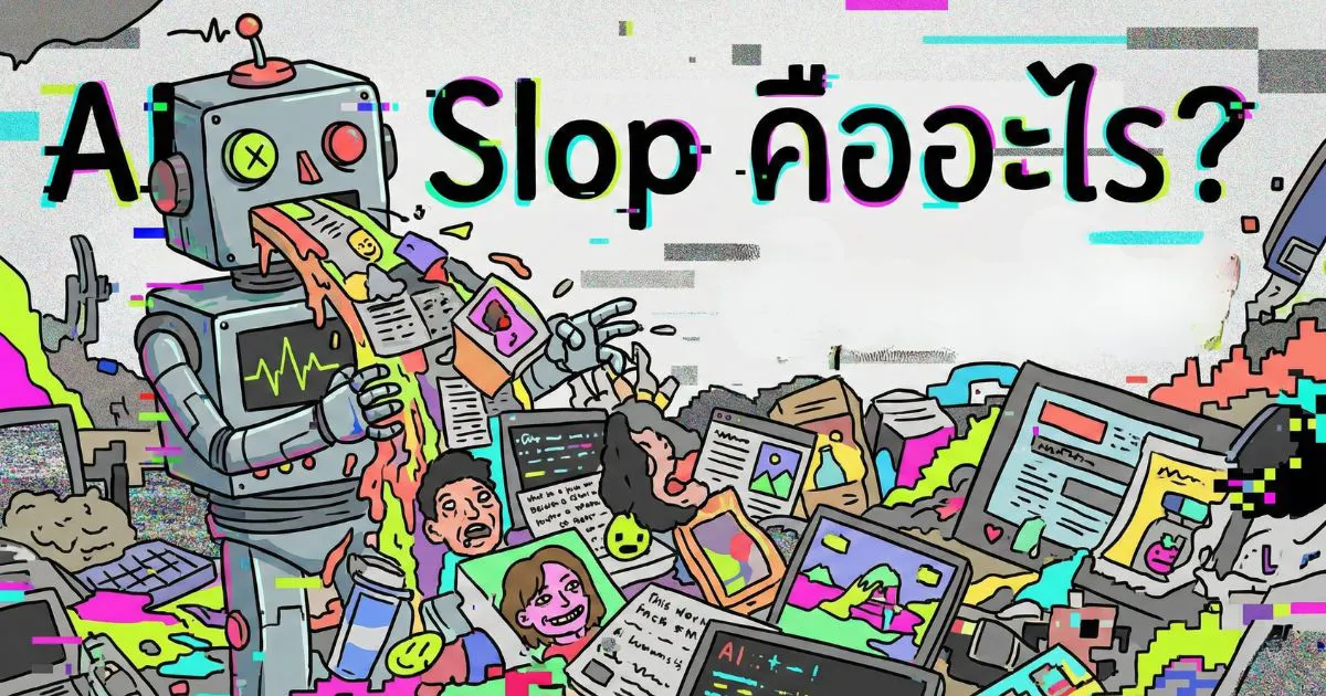 AI Slop คืออะไร? ศัพท์แห่งปี %currentyear% ที่ทุกคนต้องรู้เท่าทัน