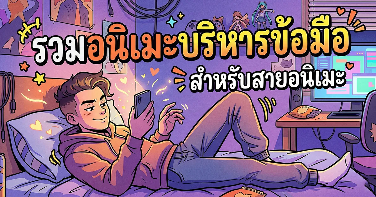 30 อนิเมะบริหารข้อมือ %currentyear% แนะนำเรื่องน่าดู ฟินจนวางไม่ลง