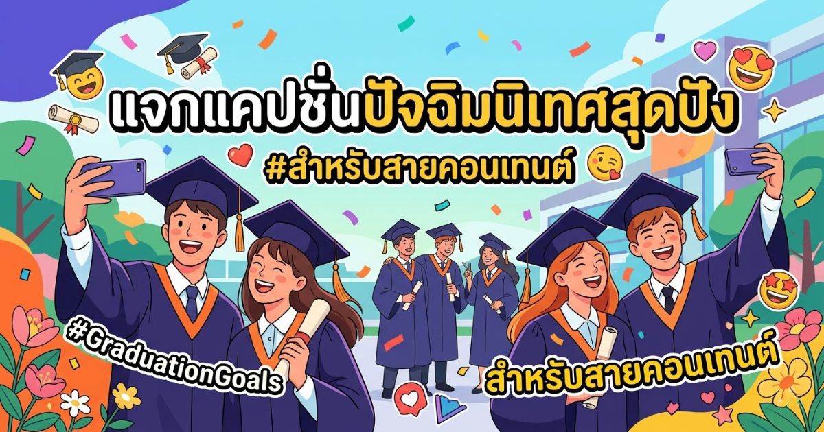 200 แคปชั่นปัจฉิมนิเทศ %thyear% ซึ้ง ฮา คม ครบทุกสไตล์