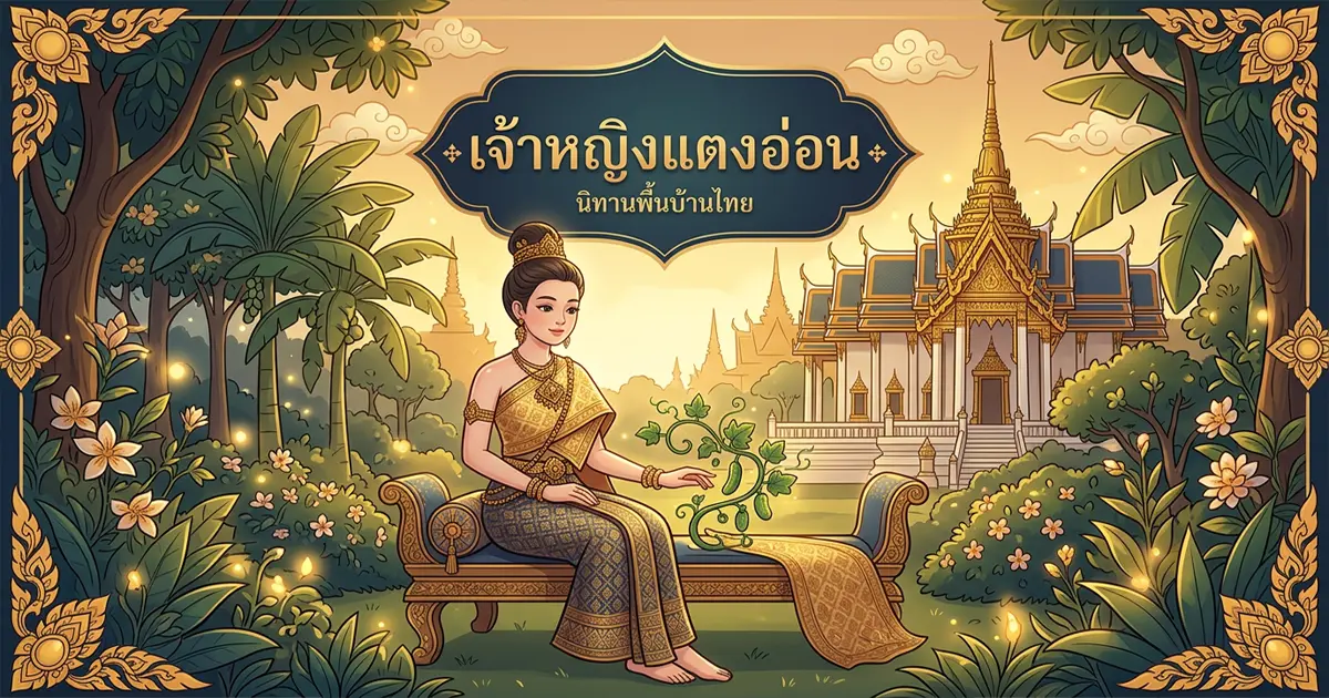 [เนื้อเรื่องย่อ-นิทานพื้นบ้านไทย] เจ้าหญิงแตงอ่อน