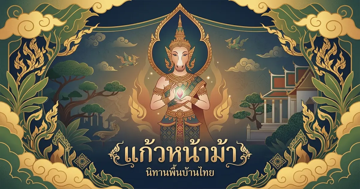 [เนื้อเรื่องย่อ-นิทานพื้นบ้านไทย] แก้วหน้าม้า