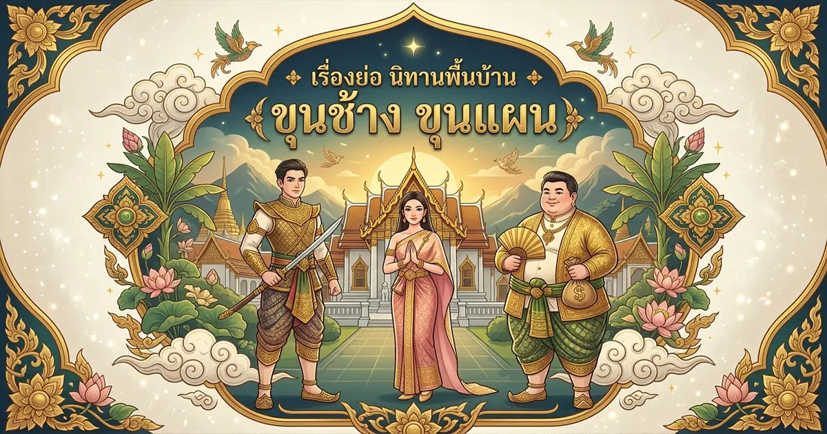 [เนื้อเรื่องย่อ-นิทานพื้นบ้านไทย] ขุนช้างขุนแผน มหากาพย์รักสามเส้า