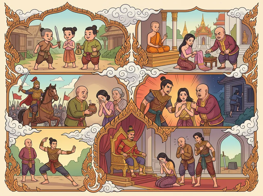 เนื้อเรื่องย่อ ขุนช้างขุนแผน ตั้งแต่ต้นจนจบ