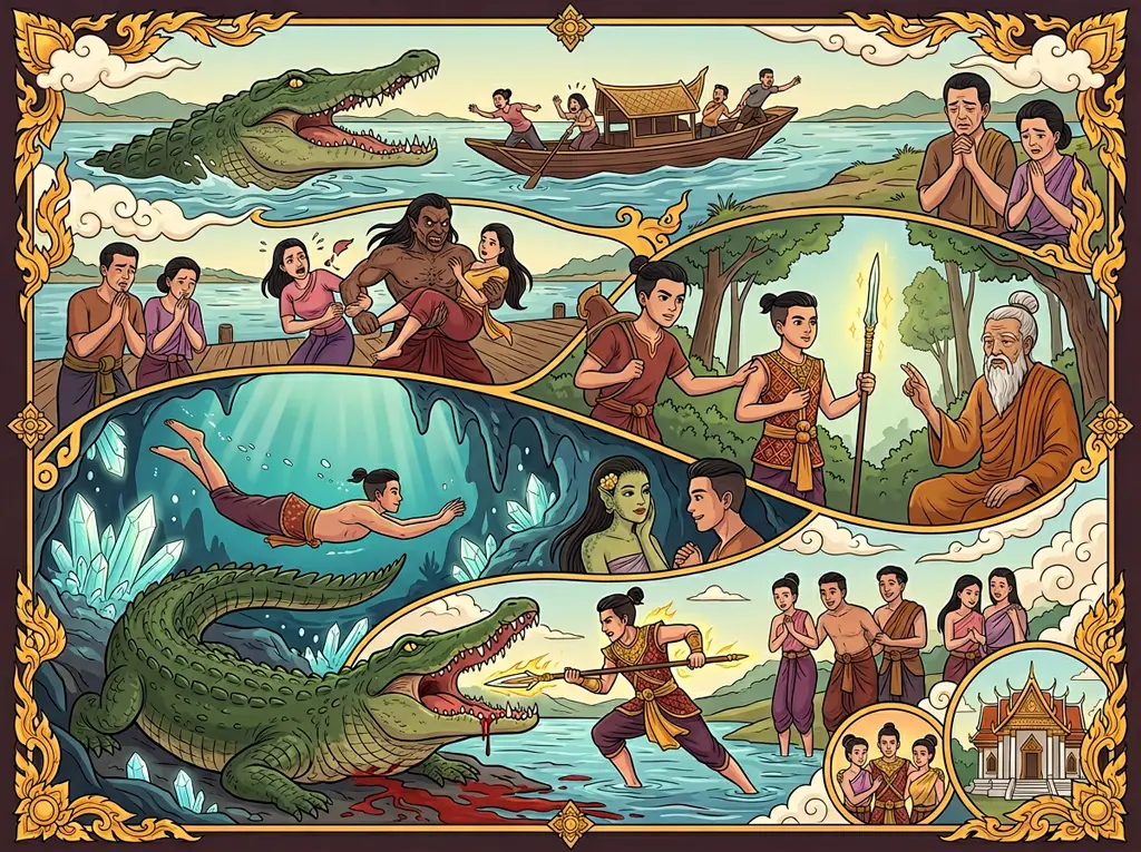 เนื้อเรื่องย่อไกรทอง ตอนที่ 1 กำเนิดชาละวันและภัยร้ายเมืองพิจิตร