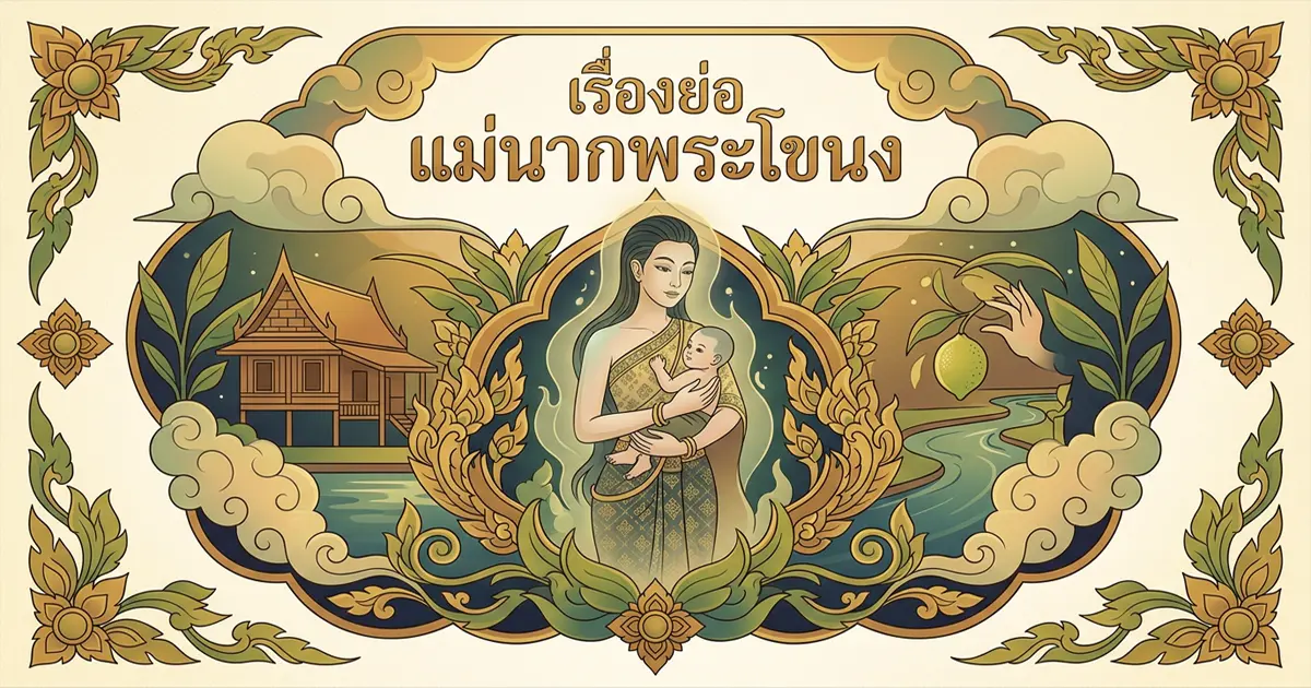 [เนื้อเรื่องย่อ-นิทานพื้นบ้านไทย] แม่นากพระโขนง ผีไทยอมตะ