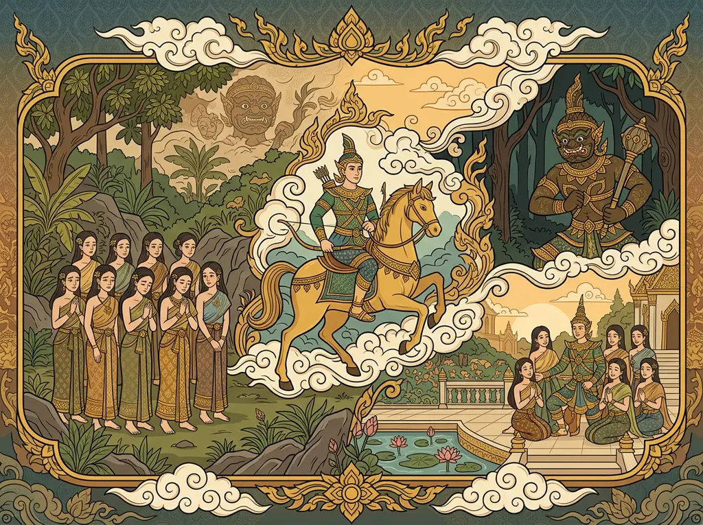 ที่มาและประวัติของนางสิบสอง