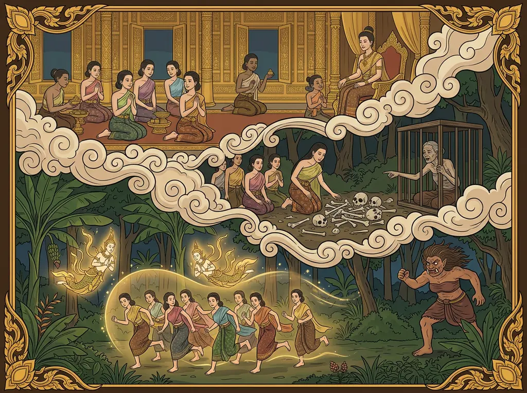 เนื้อเรื่องย่อ นางสิบสอง