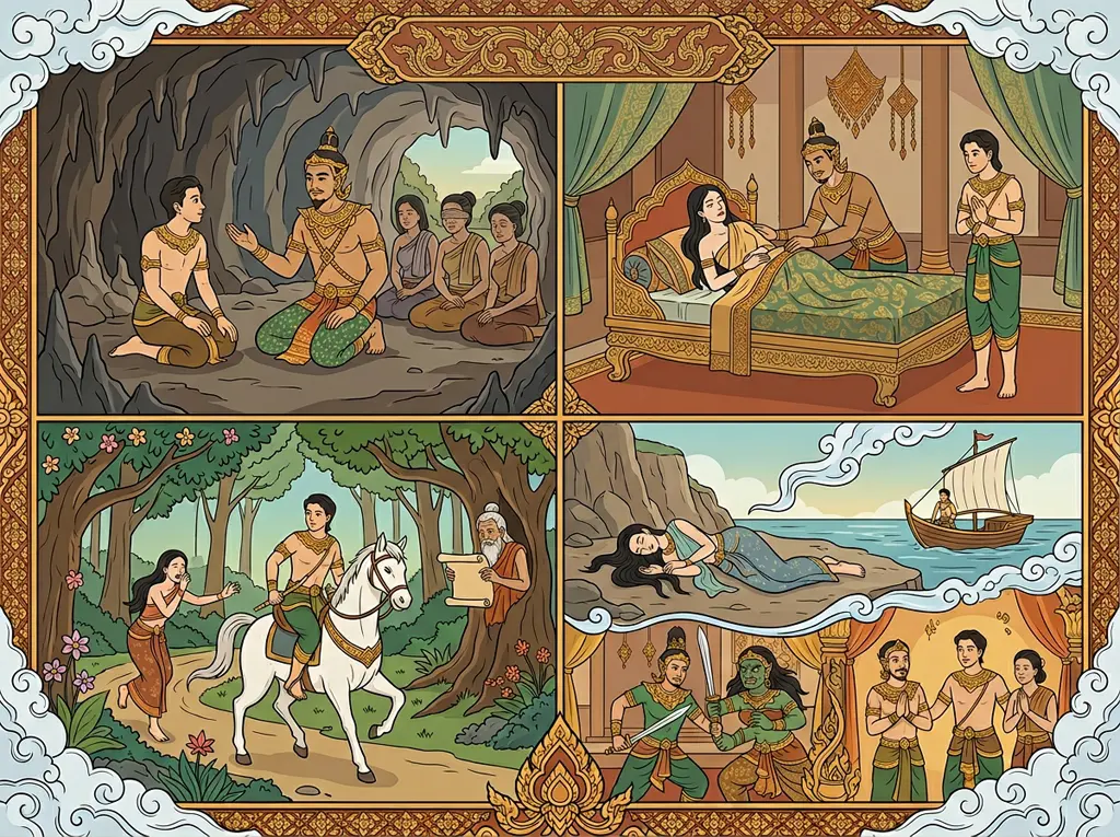 เนื้อเรื่องย่อ นางสิบสอง