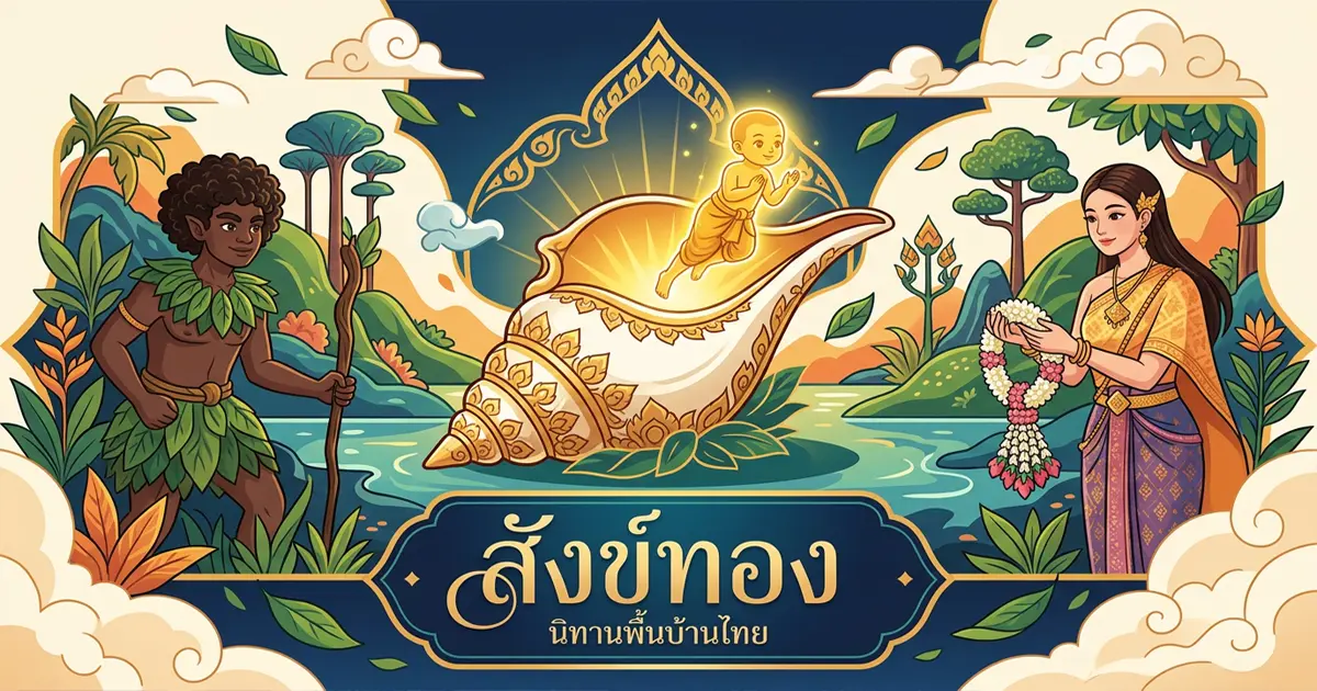 [เนื้อเรื่องย่อ-นิทานพื้นบ้าน] สังข์ทอง เรื่องเจ้าเงาะซ่อนรูปทอง