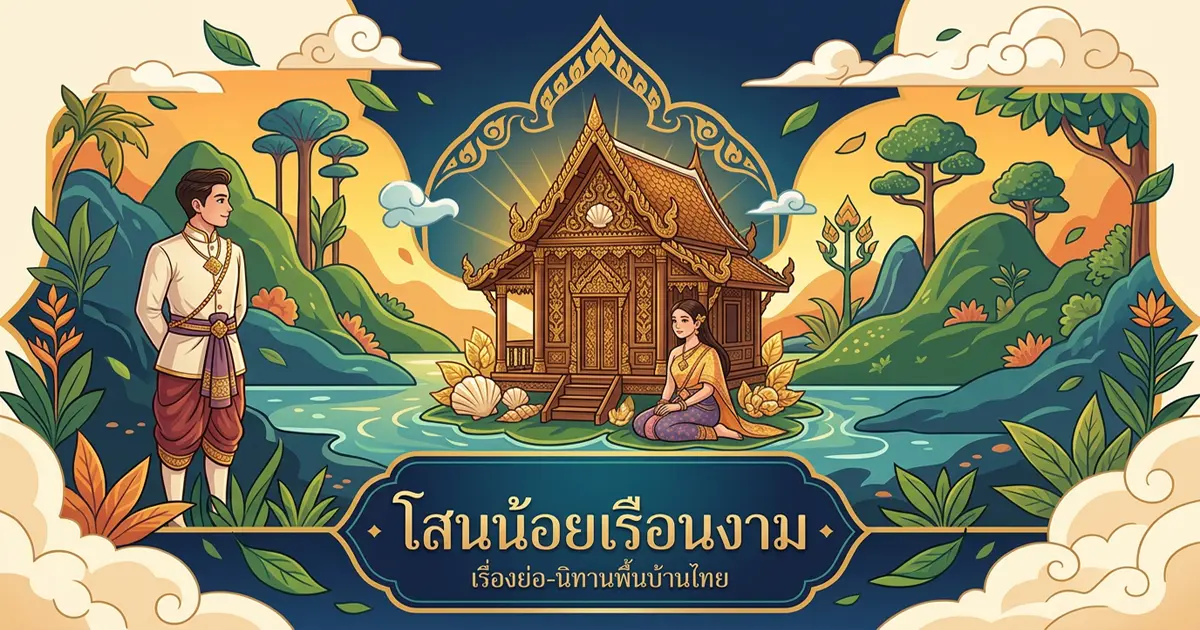 [เนื้อเรื่องย่อ-นิทานพื้นบ้านไทย] โสนน้อยเรือนงาม