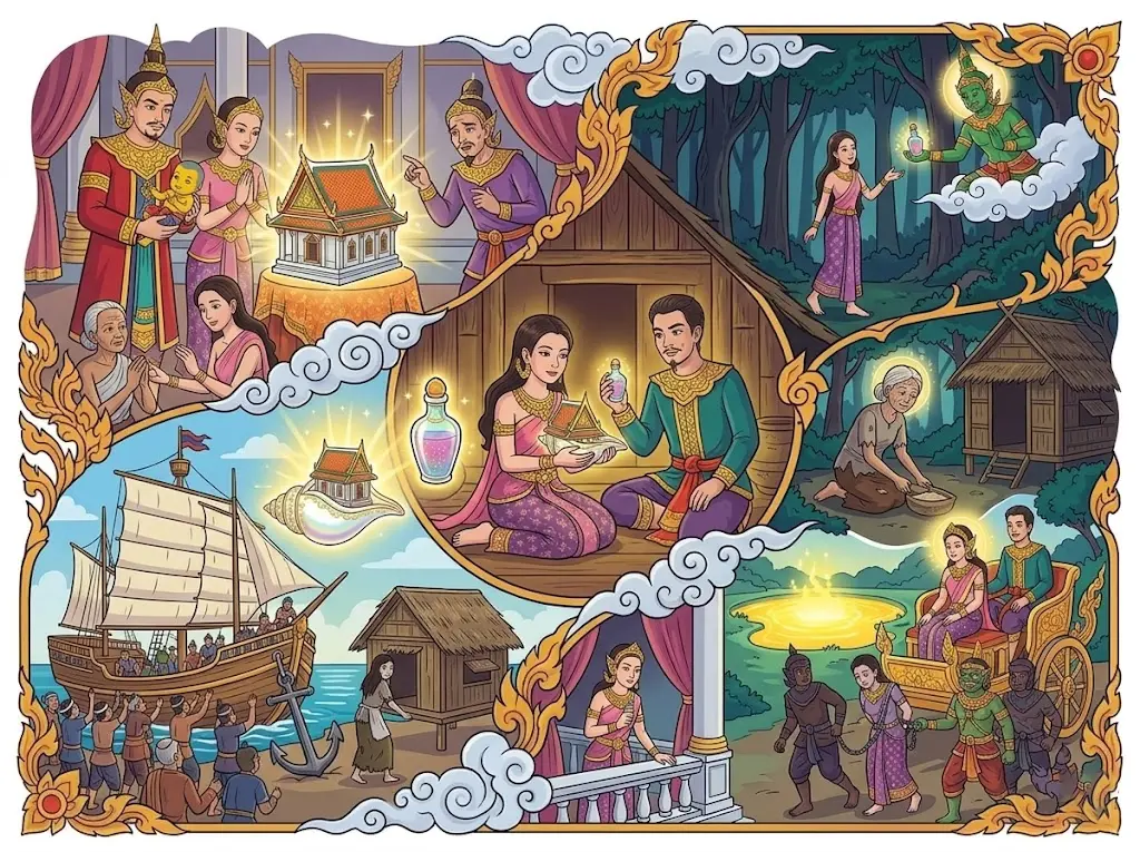 เนื้อเรื่องย่อโสนน้อยเรือนงาม