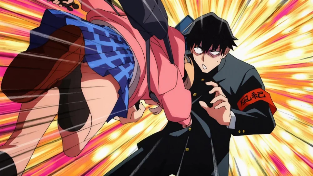 The Klutzy Class Monitor and the Girl with the Short Skirt #2