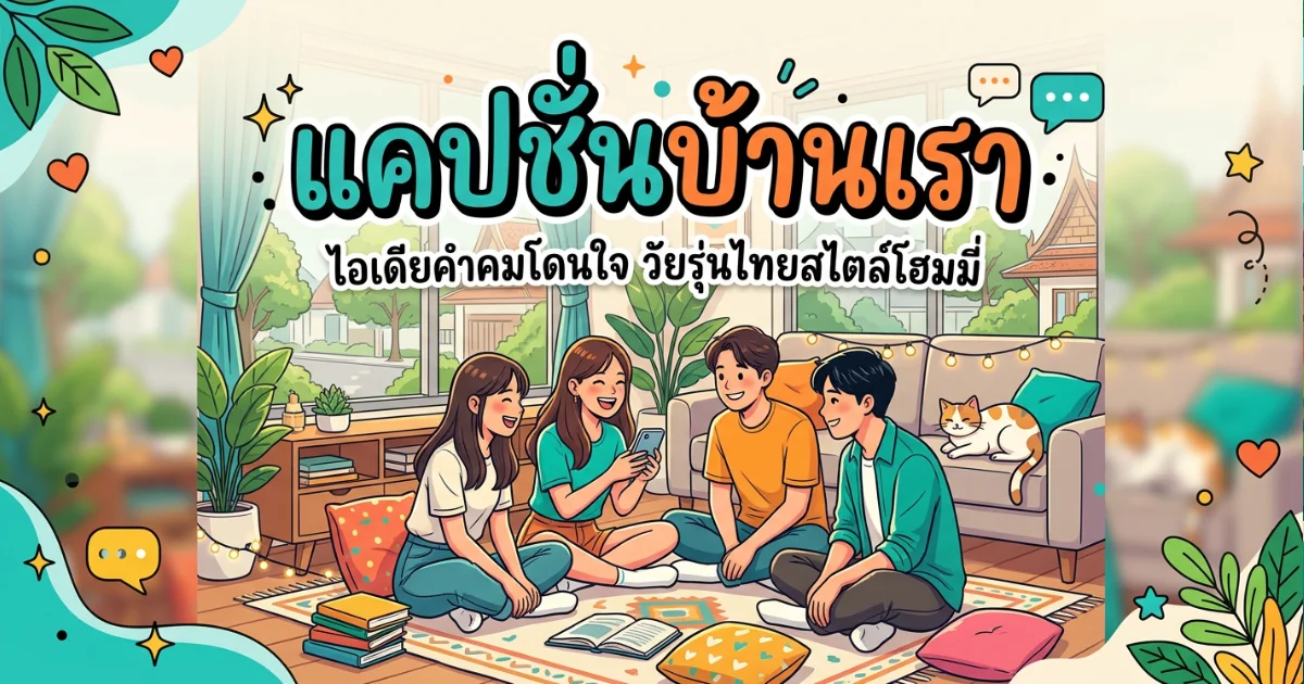 200 แคปชั่นบ้านเรา %thyear% อบอุ่น คิดถึง กวน คม ครบทุกมุม