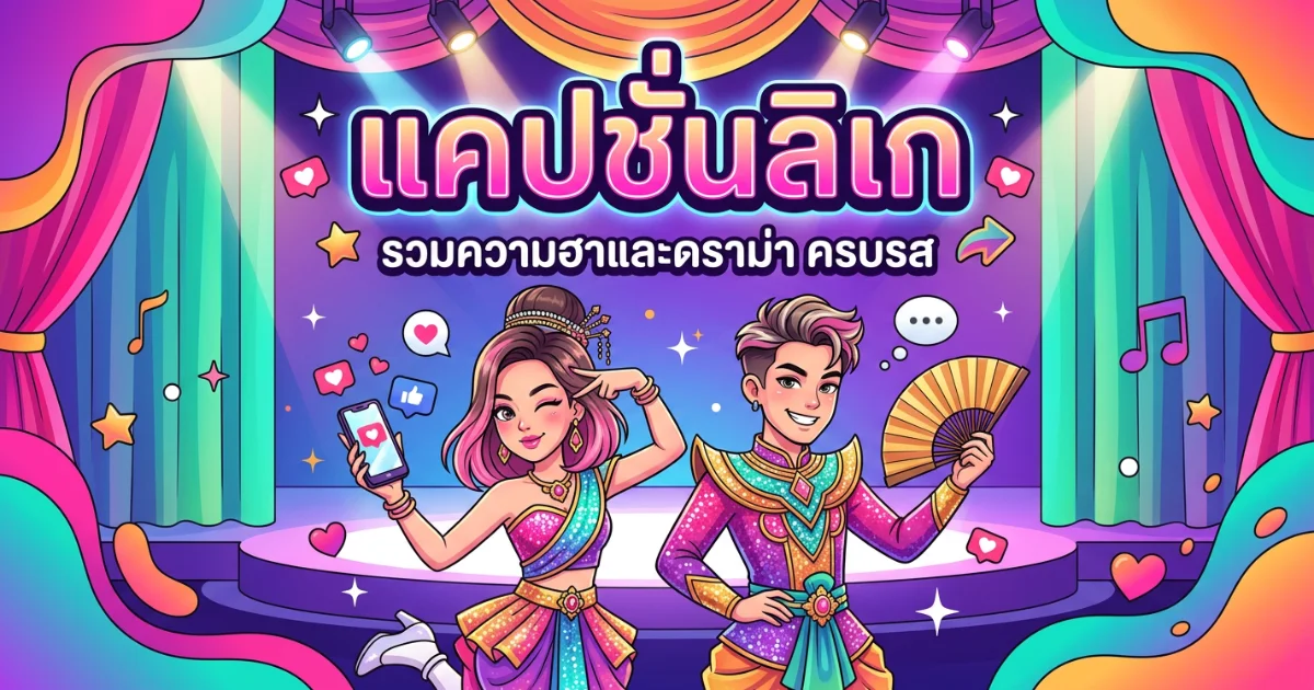 100 แคปชั่นลิเก %thyear% คม กวน ฮา โพสต์ปังทุกสไตล์