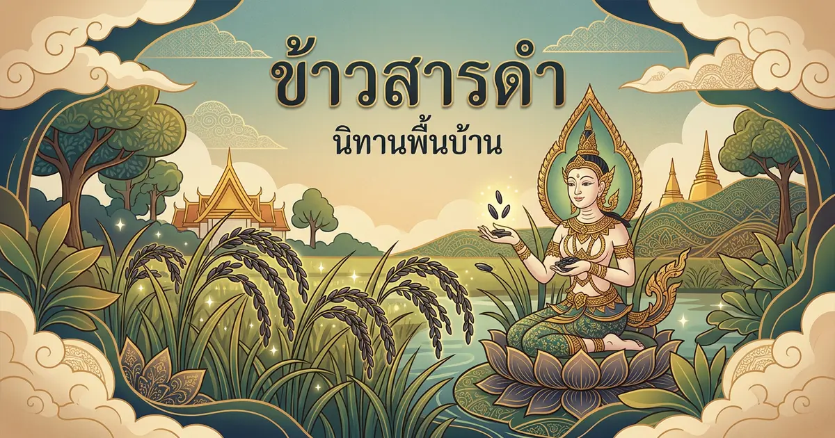 [เนื้อเรื่องย่อ-นิทานพื้นบ้านไทย] ข้าวสารดำ ตำนานเมืองราดและพระนางสิงขร