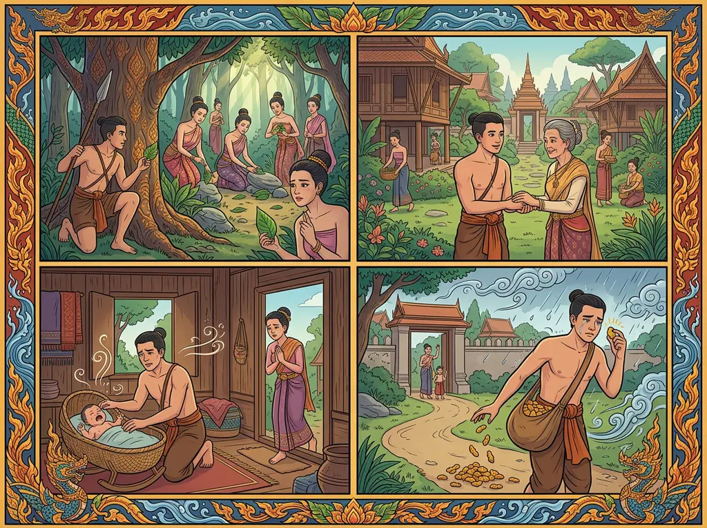 เนื้อเรื่องย่อตำนานเมืองลับแล