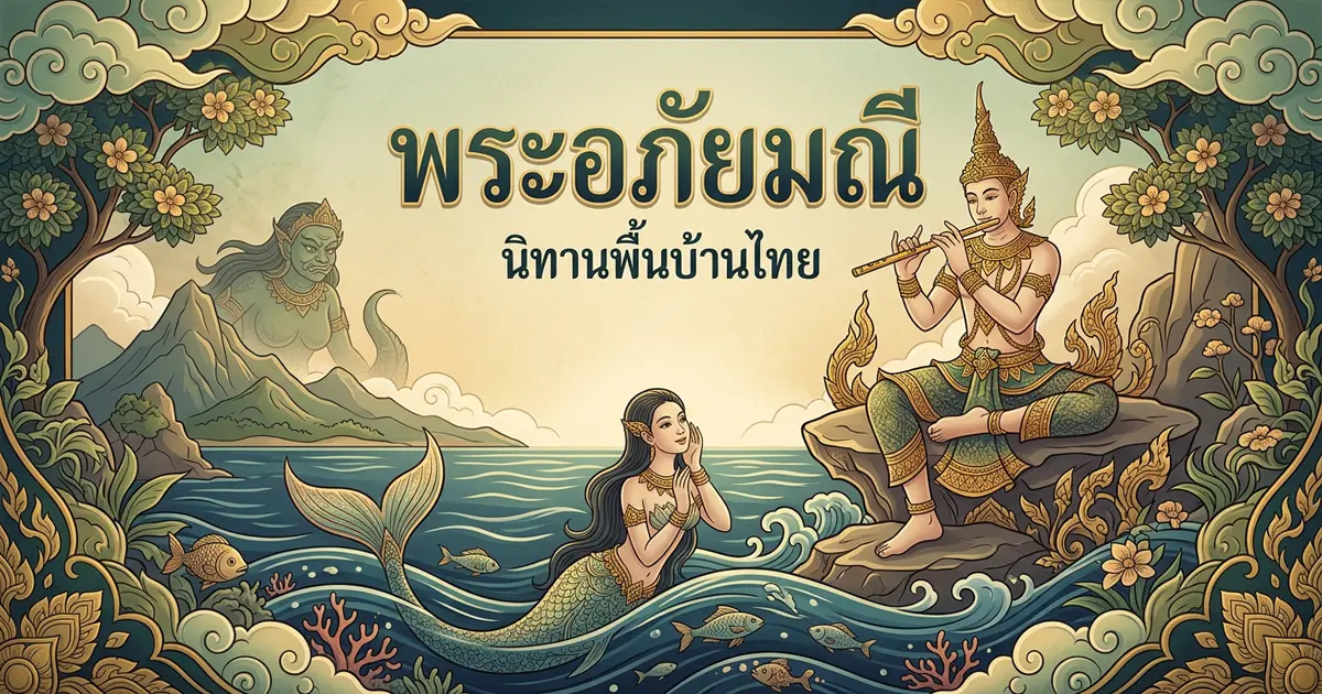[เนื้อเรื่องย่อ-นิทานพื้นบ้านไทย] พระอภัยมณี จากมหากาพย์สุนทรภู่