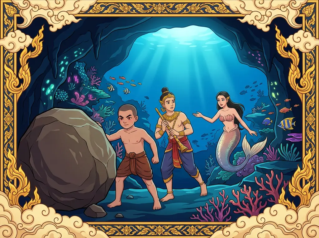 ถูกจองจำในถ้ำนางผีเสื้อสมุทร